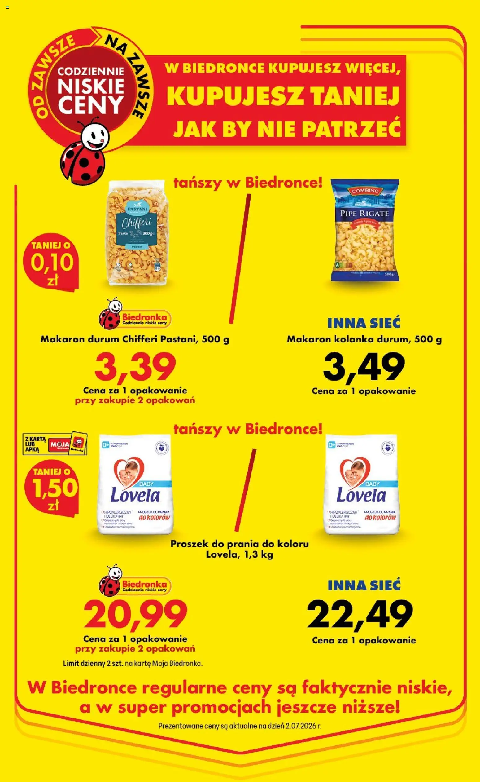 Biedronka Polsko leták - Codziennie niskie ceny od 23.07.2026 | Strana: 19 | Produkty: Combino, Lovela