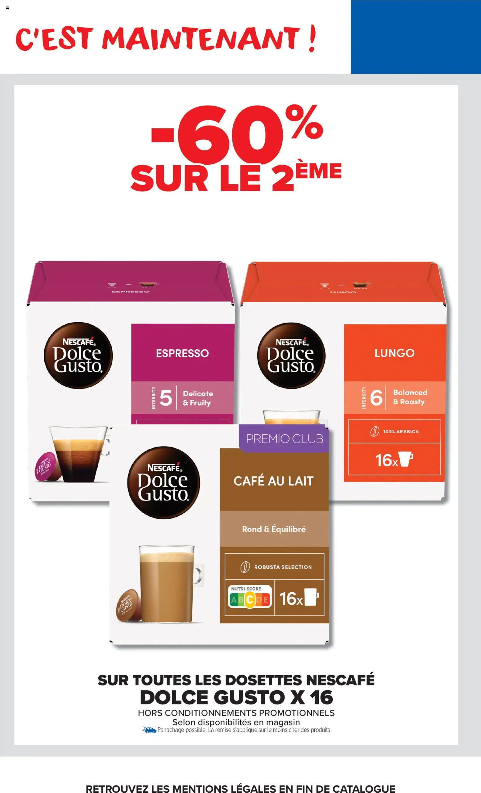 {H1} | Page: 3 | Produits: Dolce Gusto, Lait, Café