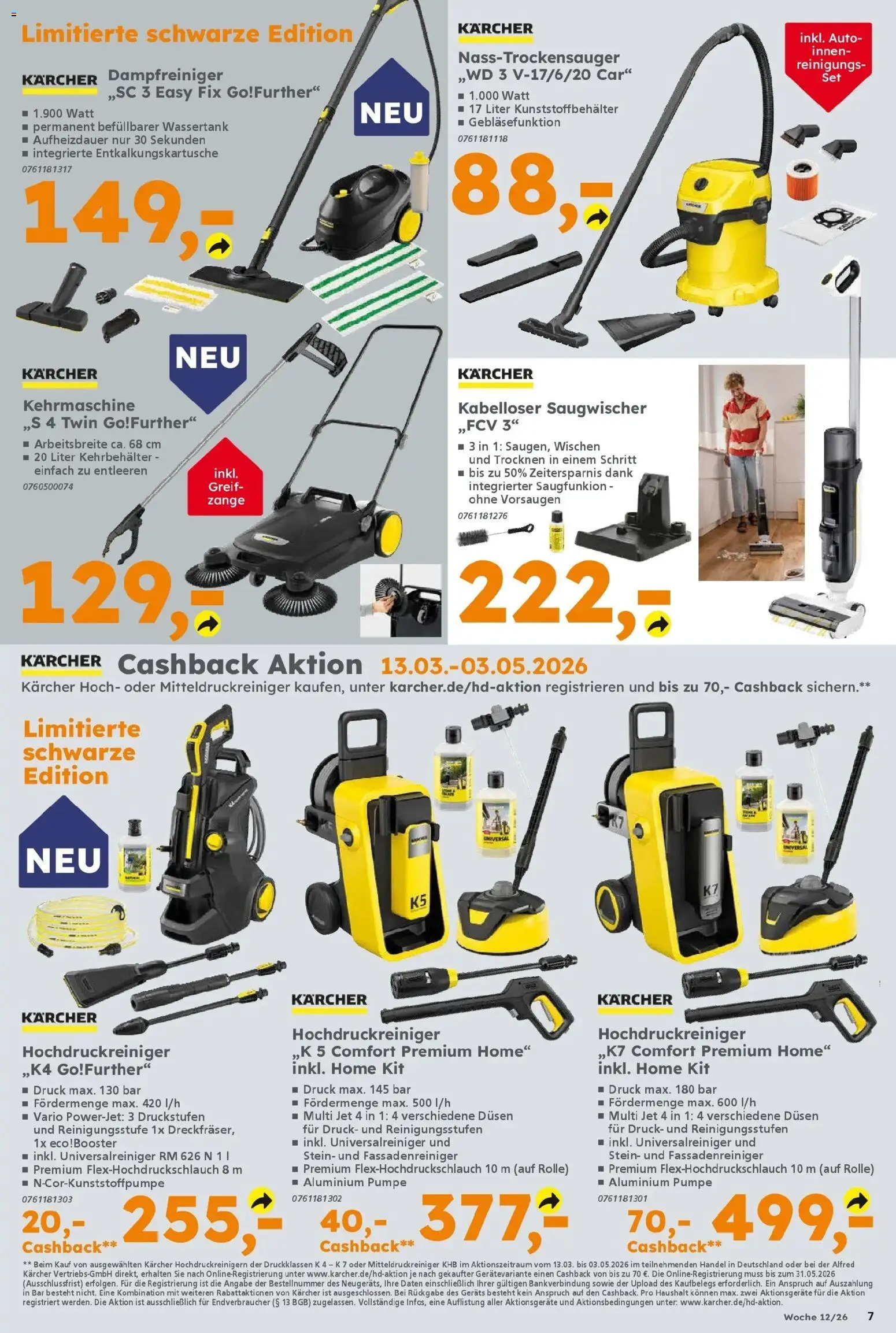 Globus Baumarkt Prospekt Völklingen	 – gültig ab 16.03.2026 | Seite: 7 | Produkte: Hochdruckreiniger