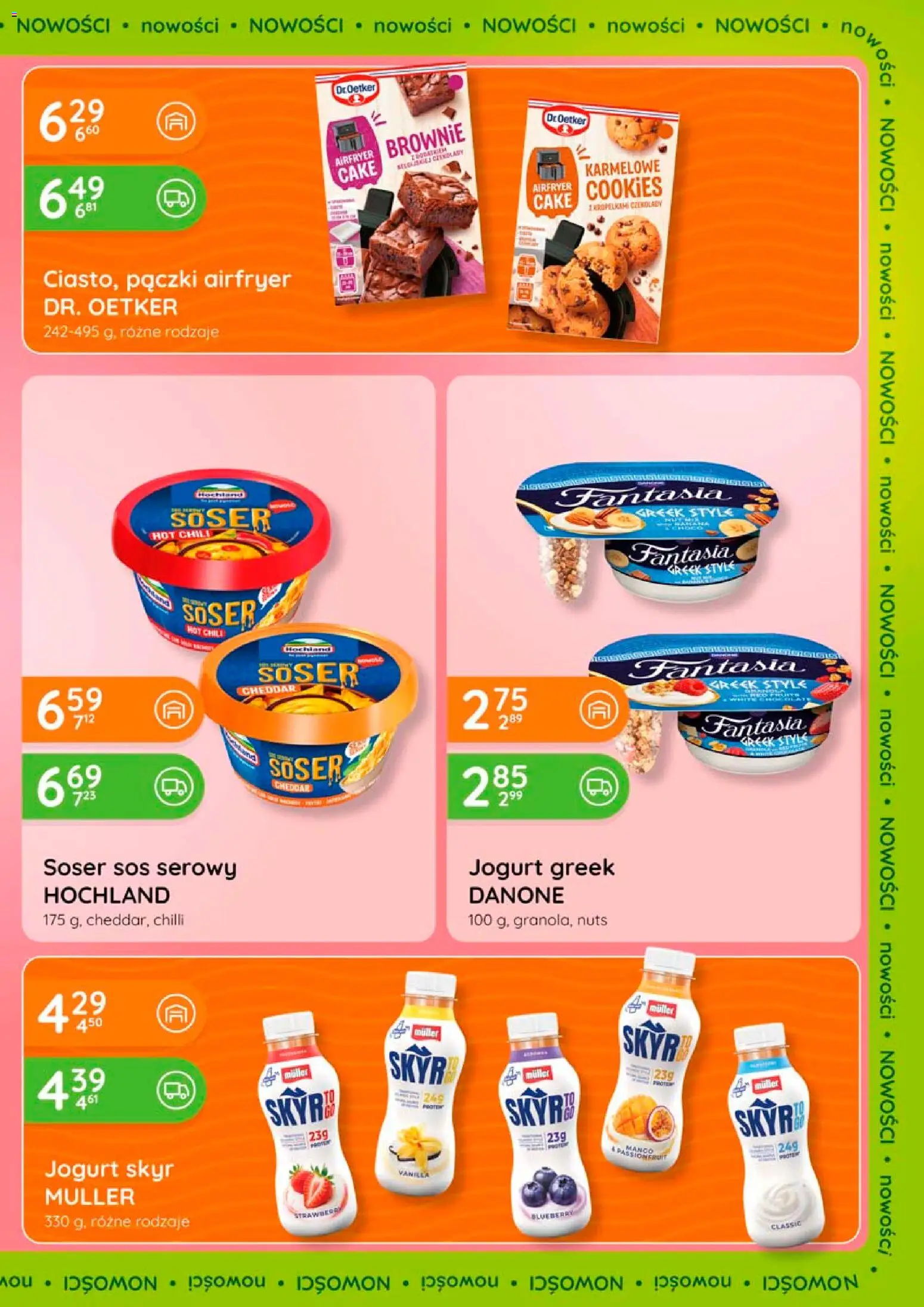 Eurocash gazetka od 17.09.2026 | Strona: 17 | Produkty: Sos serowy, Czekolady, Jogurt Skyr, Cheddar