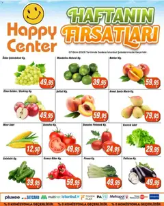07 Ekim 2026 tarihinden itibaren geçerli olan Happy Center kataloğu önizlemesi