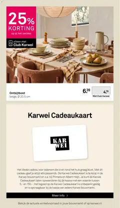 KARWEI folder - Voorbeeld van een folder van KARWEI, geldig van 26-10-2026 | Pagina: 20 | Producten: Servies