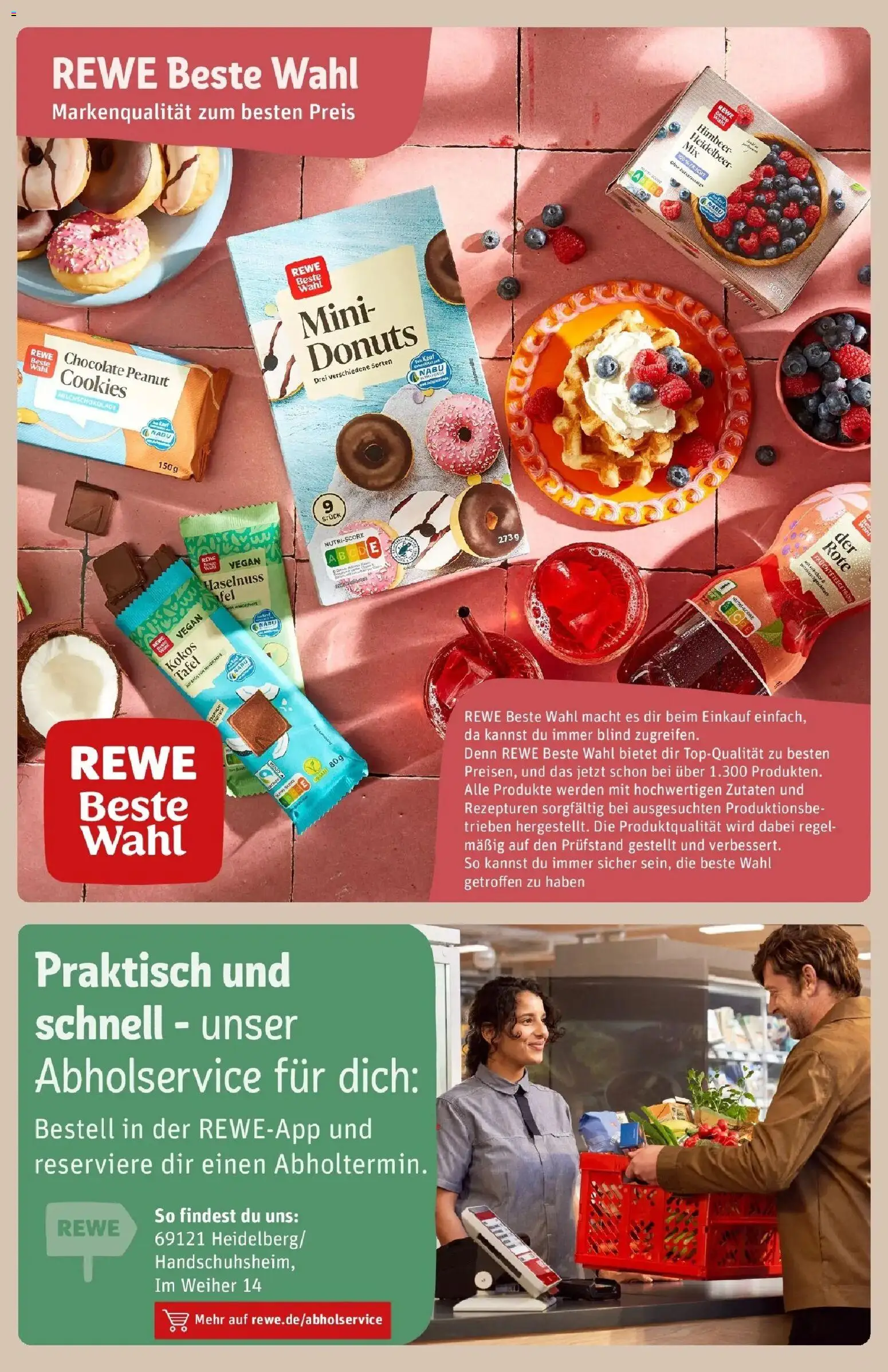 Rewe Prospekt Heidelberg/Handschuhsheim – gültig ab 27.07.2026 | Seite: 32 | Produkte: Donuts