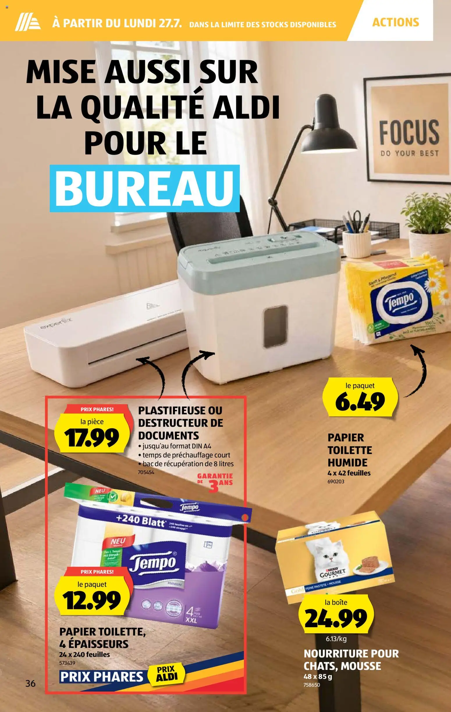 Aldi aktionen FR – gültig ab 23.07.2026 | Seite: 36 | Produkte: Toilette