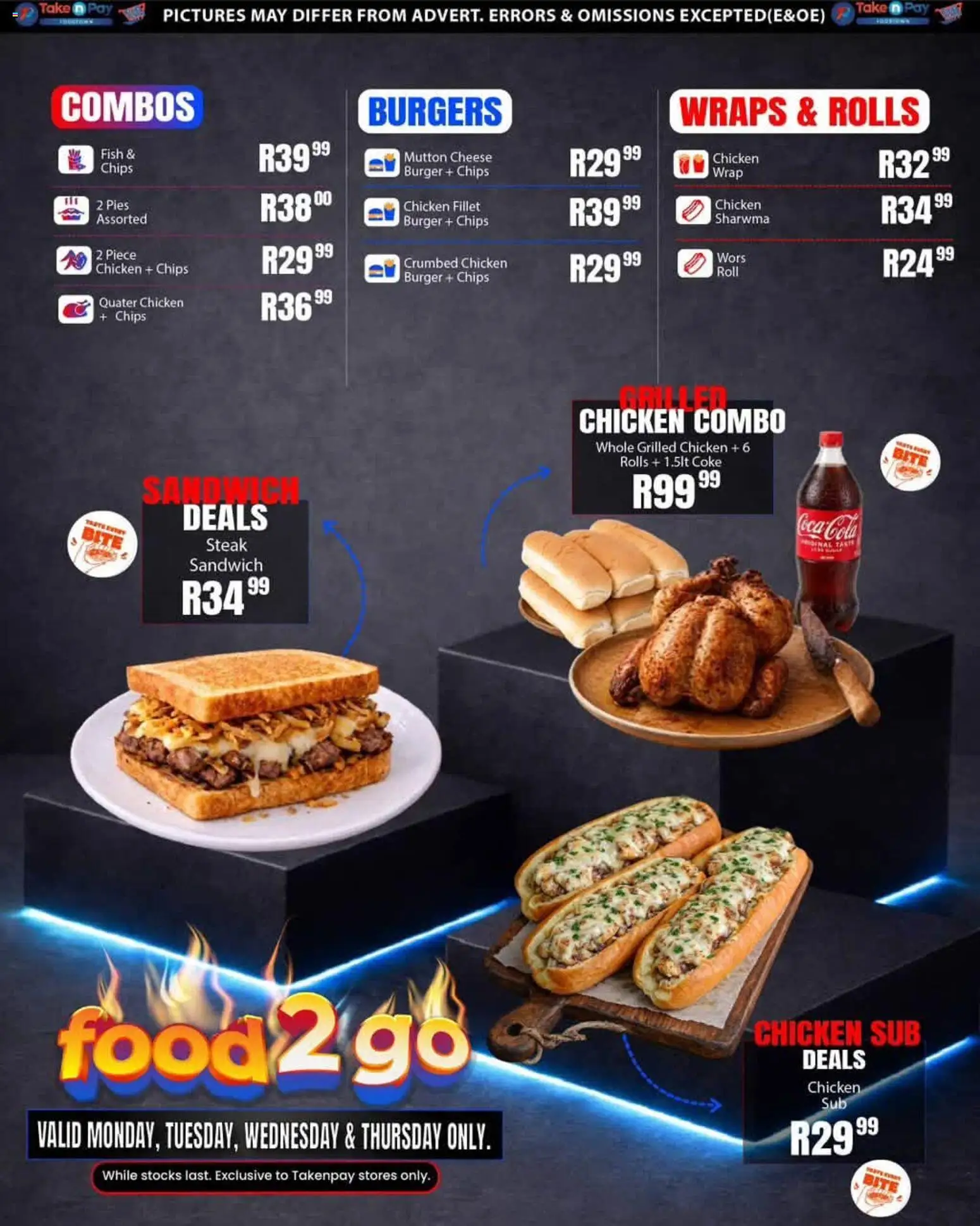 New Take n Pay catalogue – valid from 10/08/2026 | Page: 40 | Products: Coke, Cheese, Fish, Fillet