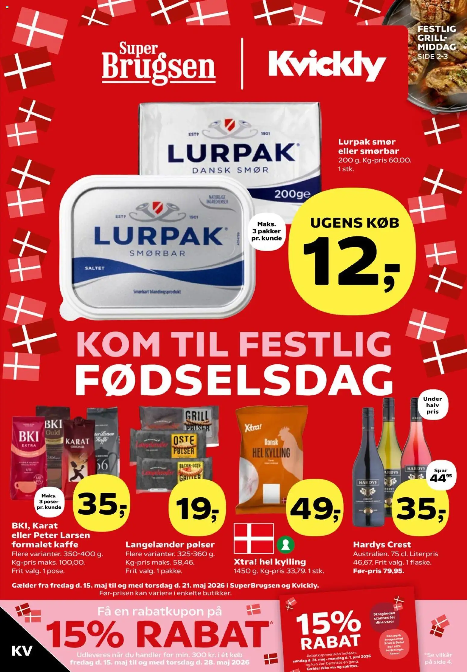 Kvickly tilbudsavis – gyldig fra 15.05.2026 | Side: 1