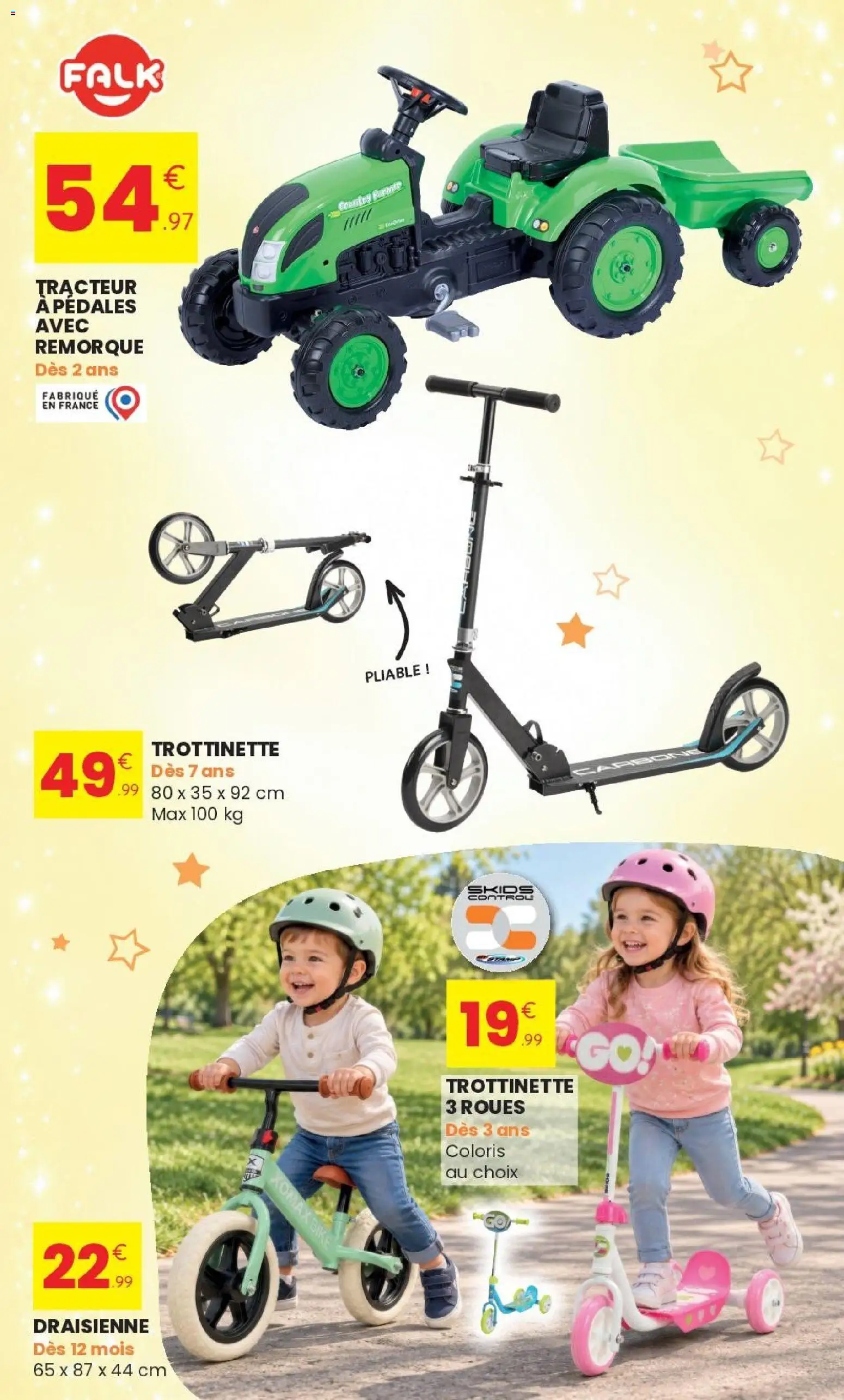 {H1} | Page: 9 | Produits: Tracteur, Draisienne, Remorque