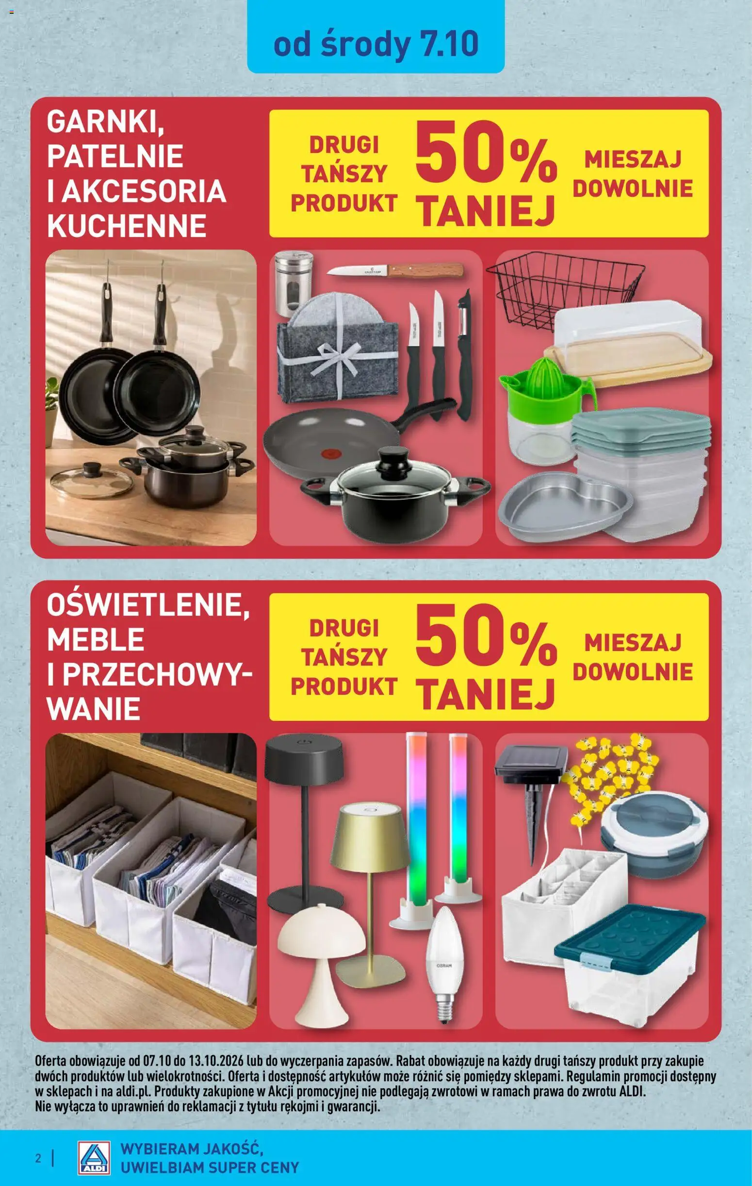 Aldi Polsko leták - Ostatnie sztuki w wybranych sklepach od 07.10.2026 | Strana: 2