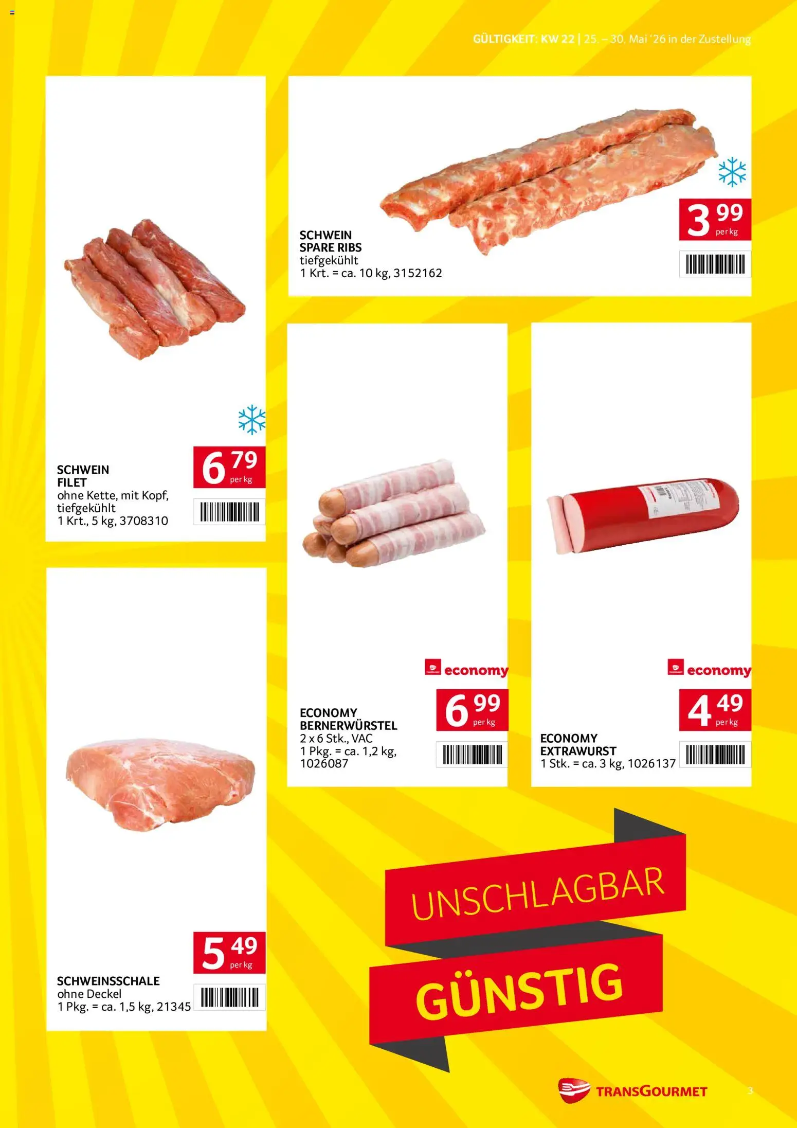 Transgourmet Zustellaktion gültig ab 25.05.2026 | Seite: 3