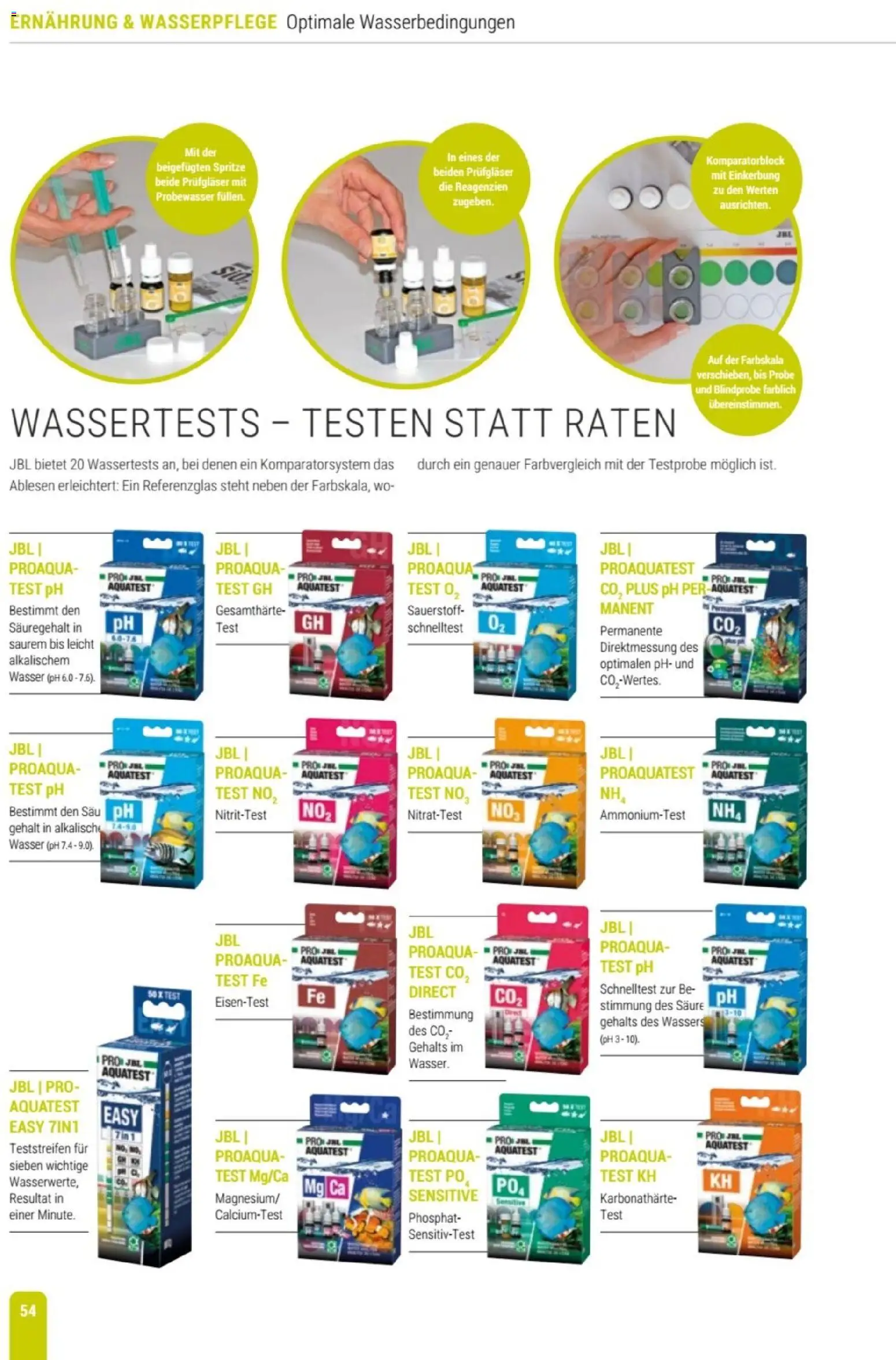 zookauf Themenkatalog Aqua – gültig ab 01.10.2026 | Seite: 54 | Produkte: Wasser