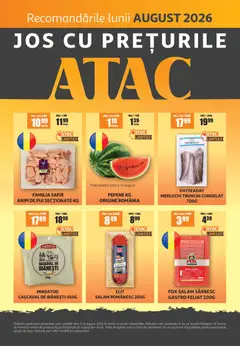 Ofertele ATAC valabile de la 01.08.2026