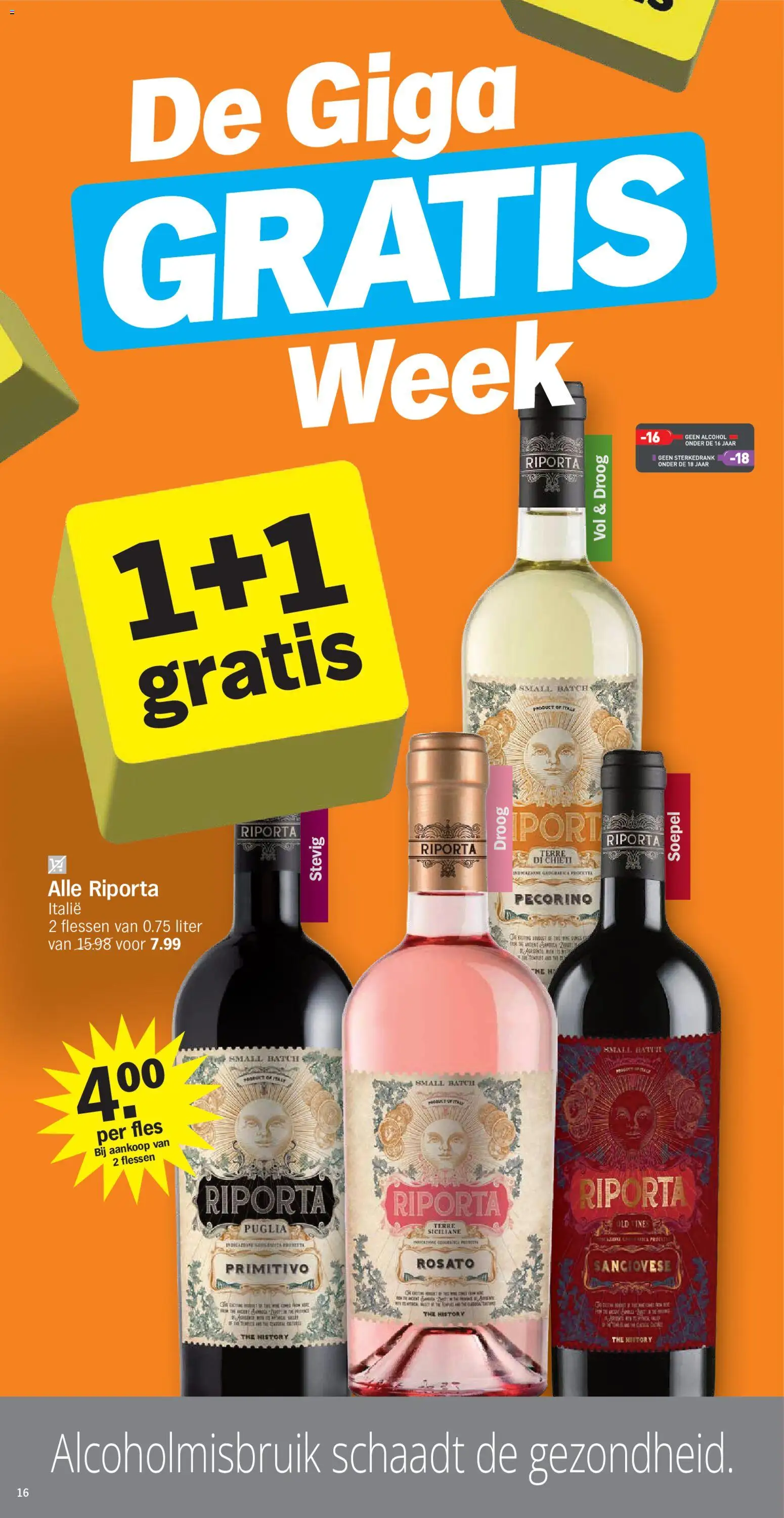 {H1} | Pagina: 16 | Producten: Fles, Alcohol