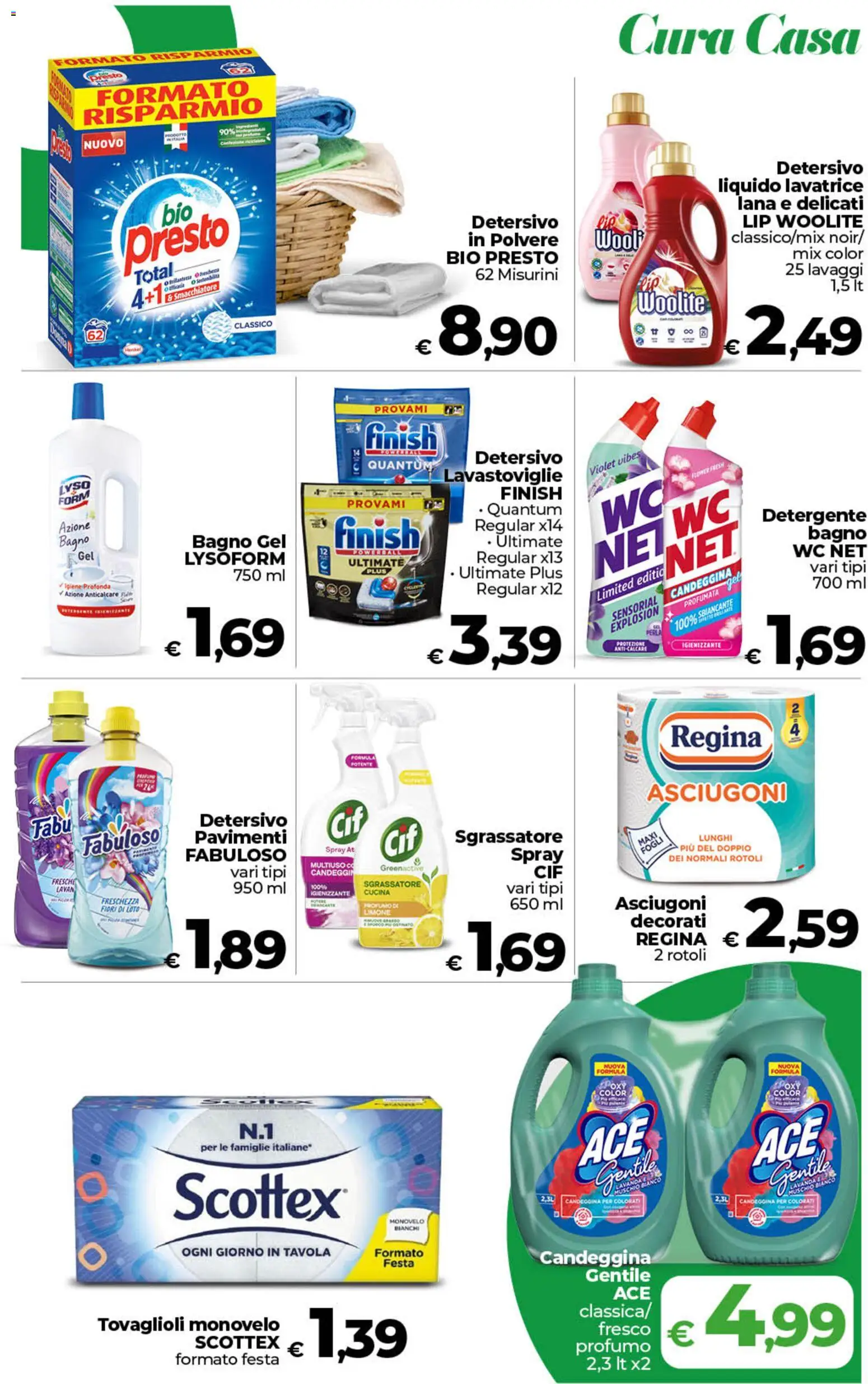 Volantino COOP del 21/07/2026 | Pagina: 19 | Prodotti: Smacchiatore, Detergente, Candeggina, Lavatrice