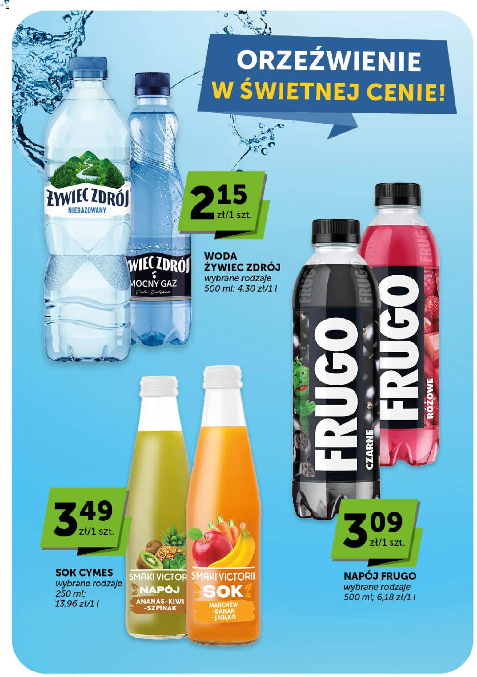 Euro Sklep gazetka od 21.05.2026 | Strona: 25 | Produkty: Woda żywiec, Sok, Banan, Woda
