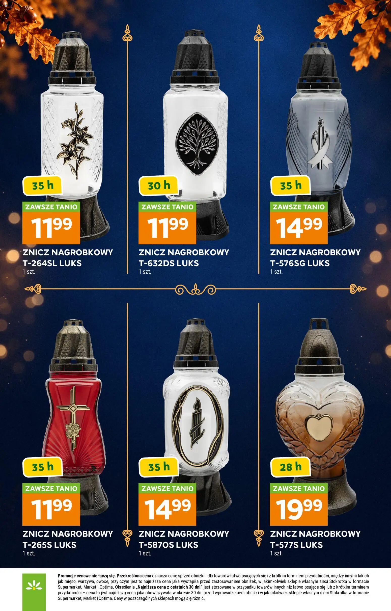 Stokrotka gazetka - Katalog Znicze od 01.10.2026 | Strona: 3 | Produkty: Stokrotka
