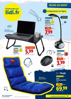 LIDL - Prévisualisation de TRONIC Souris sans fil, Souris sans fil, l'unité au choix. valide à partir de 13/08/2026 | Page: 27 | Produits: Bureau, Ordinateur portable, Lampe, Lampe de bureau