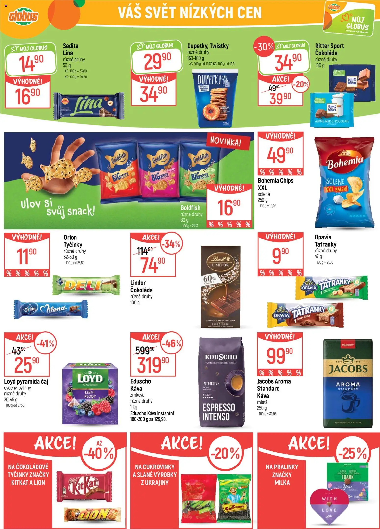 Globus leták od 02.09.2026 | Strana: 27 | Produkty: Tatranky, Jacobs Aroma, Cukrovinky, Milk chocolate