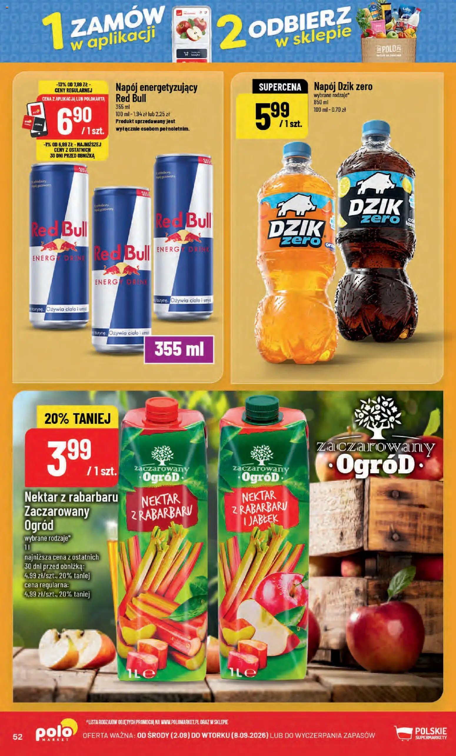 POLOmarket gazetka od 02.09.2026 | Strona: 52 | Produkty: Red bull