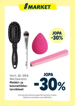 S-market-mainoslehti voimassa 16/09/2026 alkaen