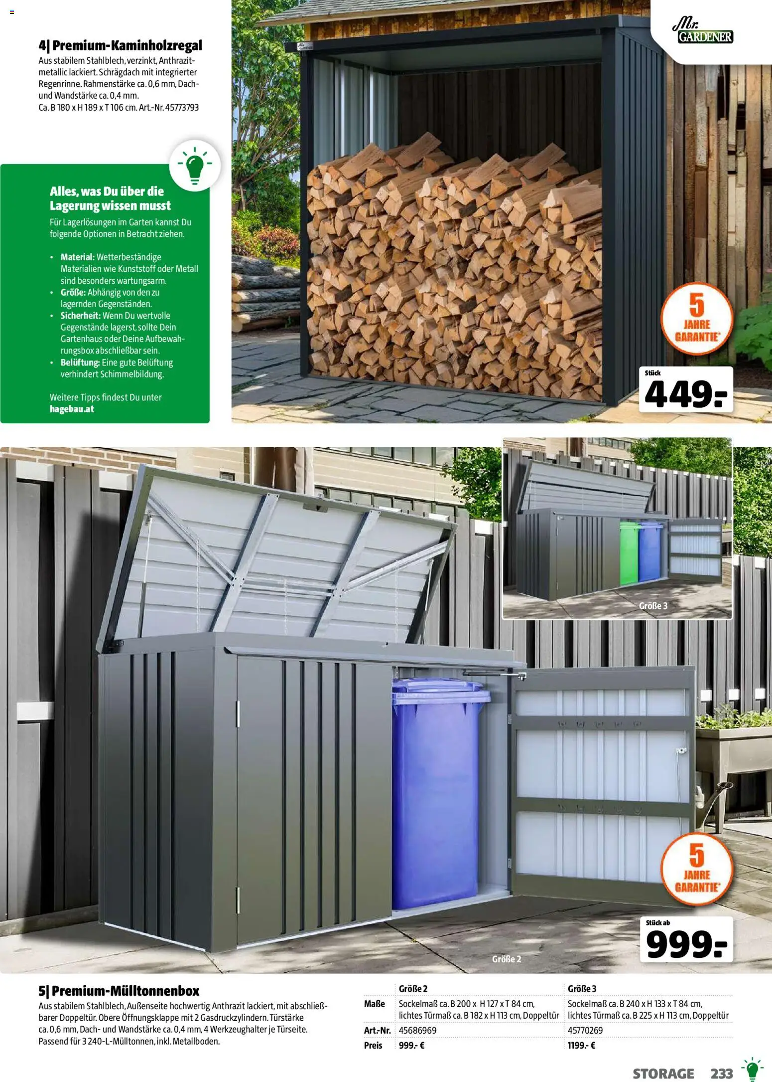 Hagebau Gartenjahr gültig ab 13.03.2026 | Seite: 233