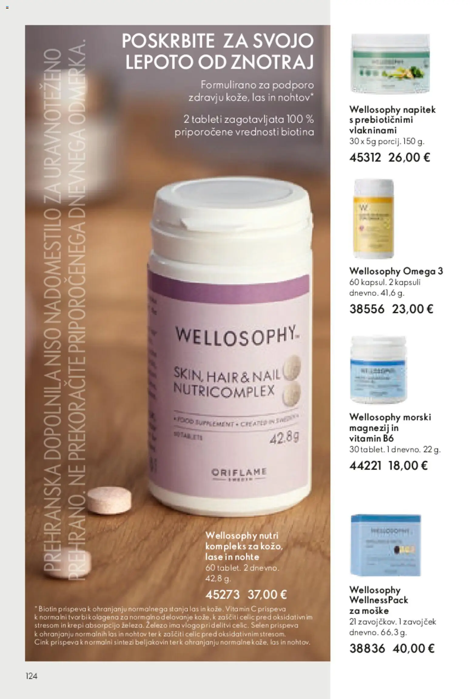 Novi Oriflame katalog ponudbe – veljaven od 13.05.2026 | Stran: 123 | Izdelki: Prehranska dopolnila
