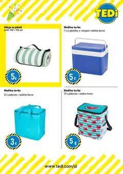 TEDi katalog akcije – veljaven od 01.09.2026 | Stran: 2 | Izdelki: Hladilna torba, Torba, Odeja
