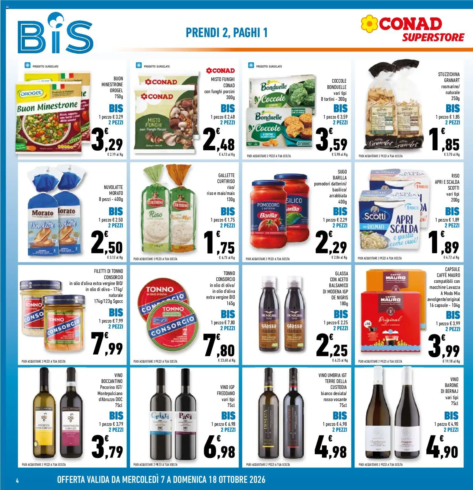 Volantino Conad del 07/10/2026 | Pagina: 4