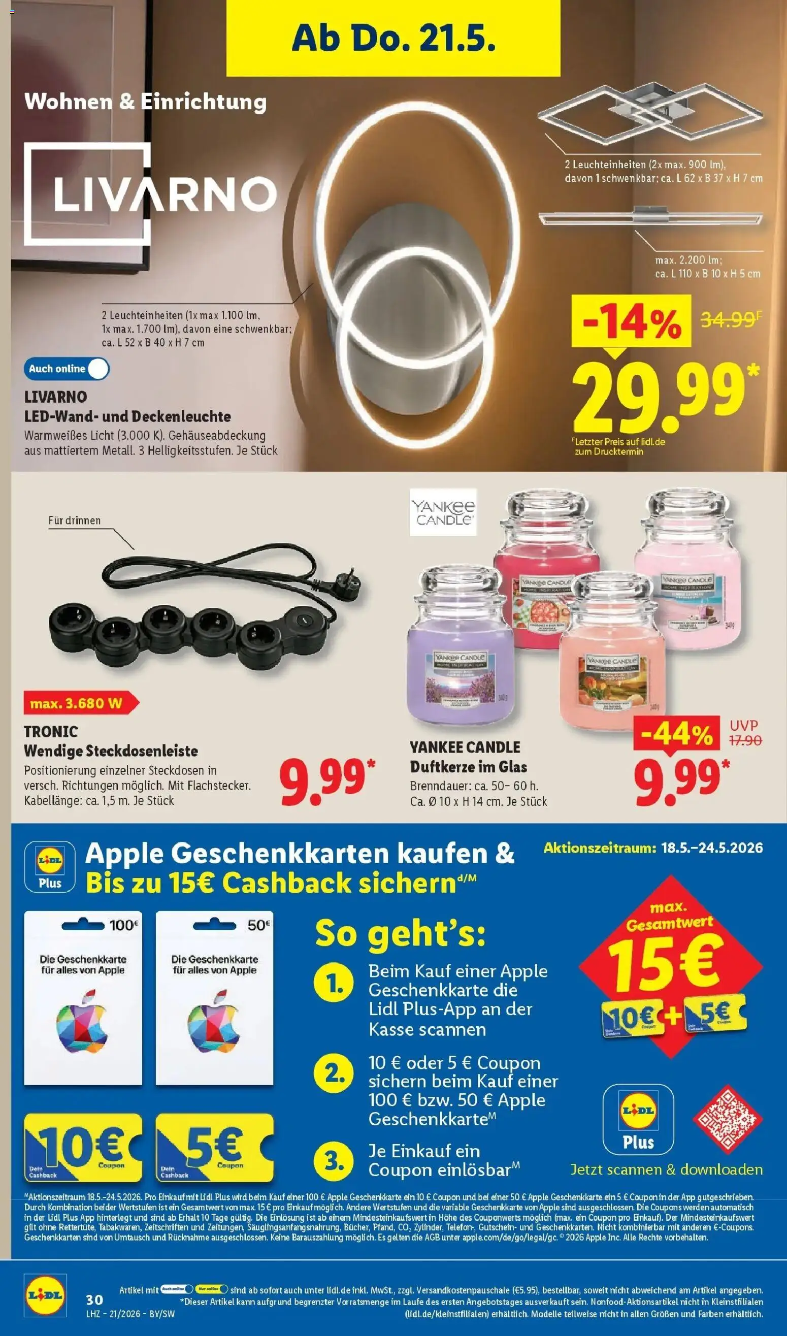 Lidl Prospekt Weikersheim – gültig ab 17.05.2026 | Seite: 52 | Produkte: Apple