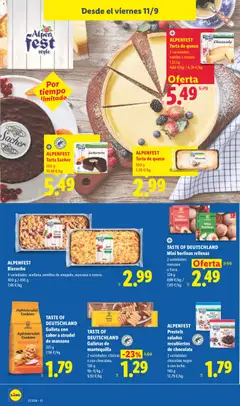 Vista previa TASTE OF DEUTSCHLAND Galleta con sabor a strudel de manzana, Galleta con sabor a strudel de manzana válido desde el 07/09/2026 | Página: 42