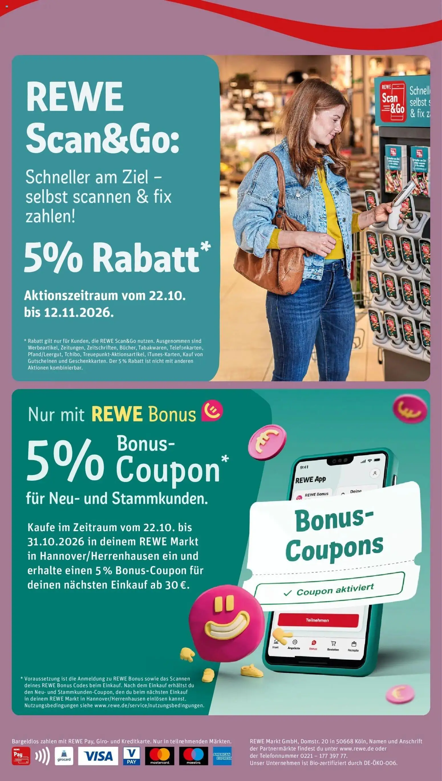 REWE Prospekt ab 19.10.2026 zum Blättern » Angebote | Seite: 2