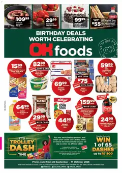 OK Foods specials catalogue – valid from 23/09/2026 | Page: 1