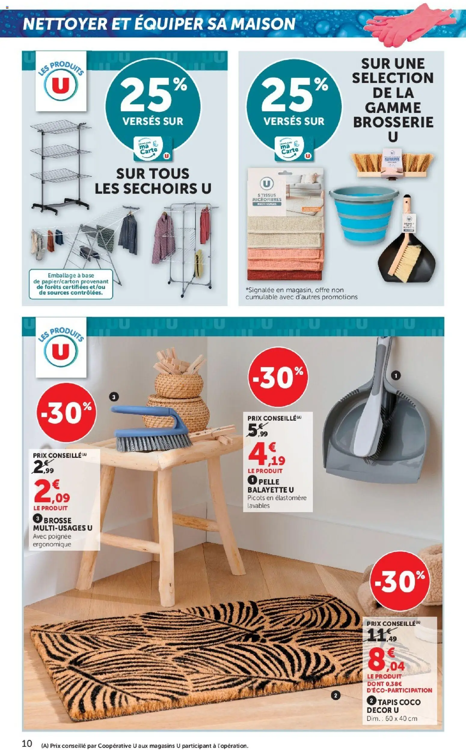 {H1} | Page: 10 | Produits: Base, Brosse, Tapis