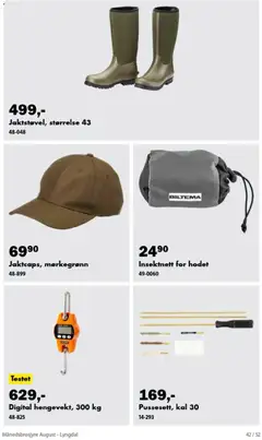 Forhåndsvisning av Biltema Månedsbrosjyre August - National gyldig fra 01/08/2026 | Side: 42 | Produkter: Kål