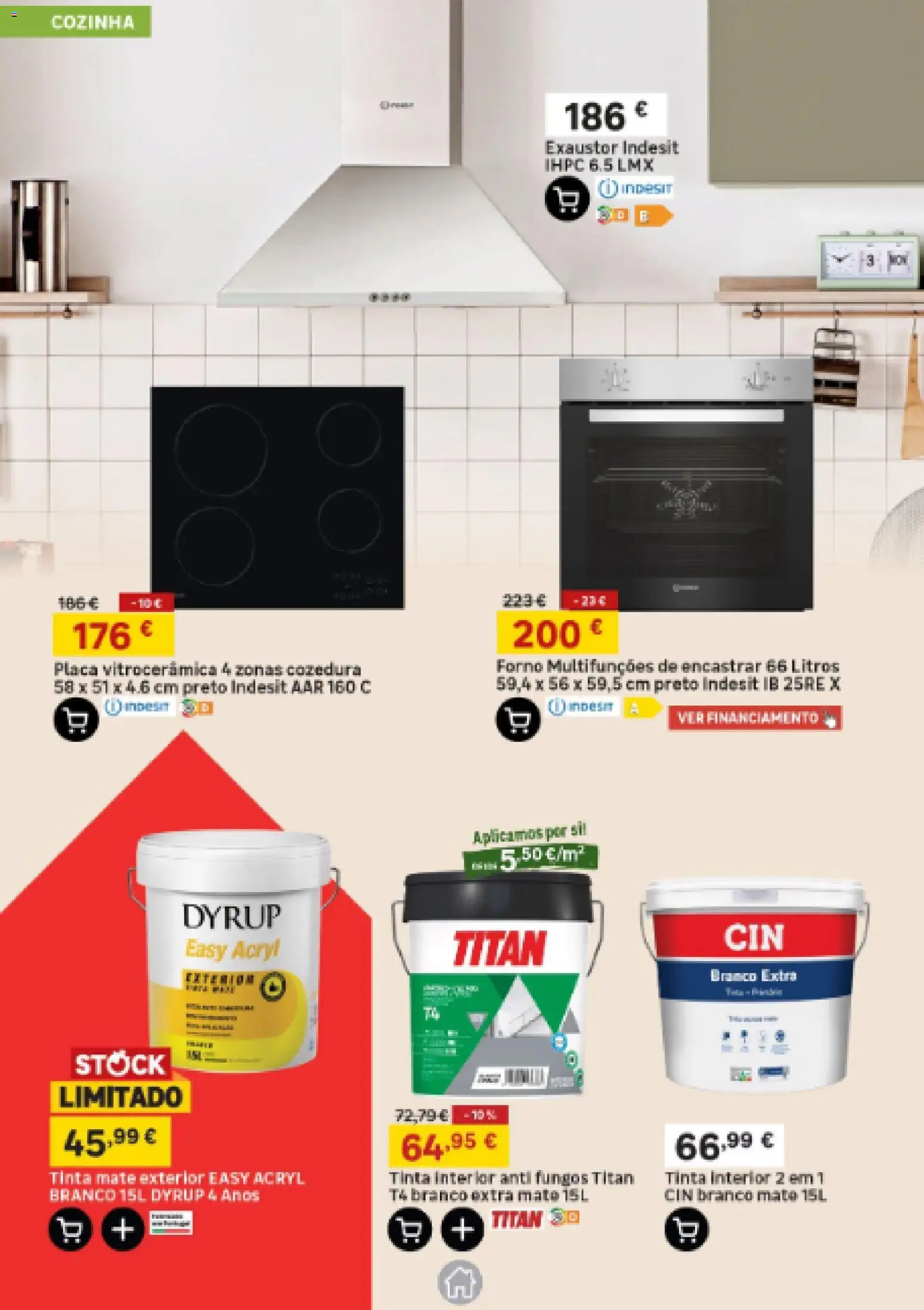 Leroy Merlin Arquipélago da Madeira │ válido de 30.04.2026 | Página: 17 | Produtos: Forno, Exaustor, Tinta