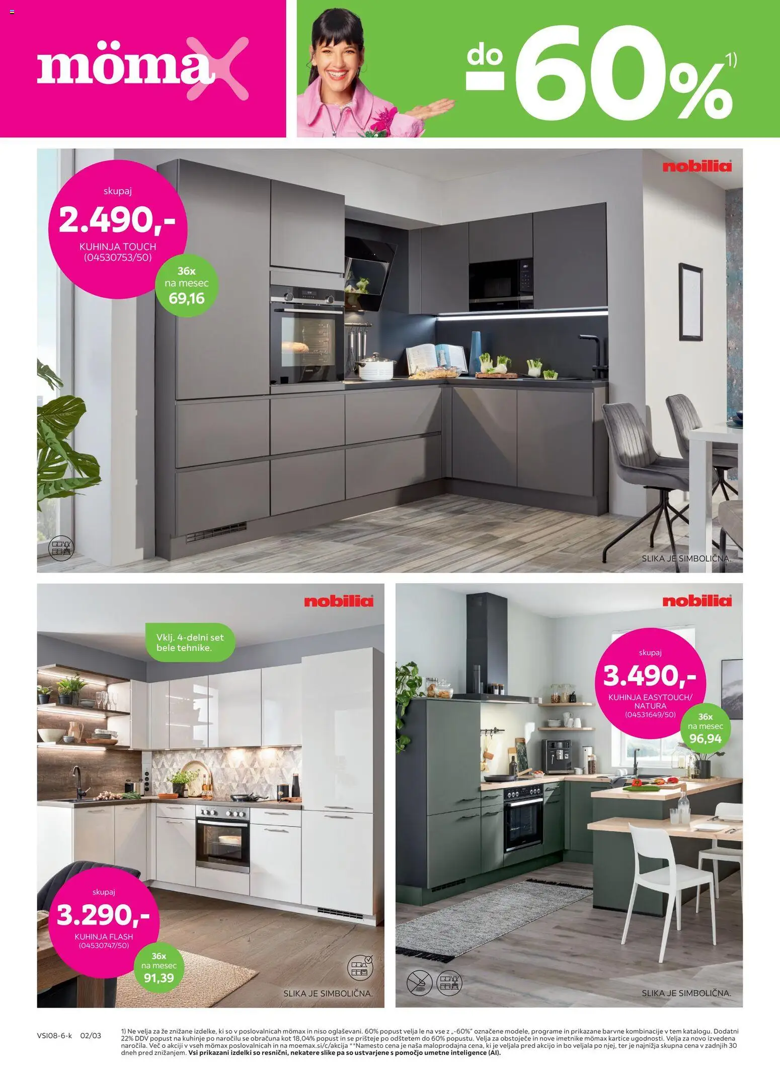 Novi Mömax katalog ponudbe – veljaven od 17.08.2026 | Stran: 2 | Izdelki: Kuhinja