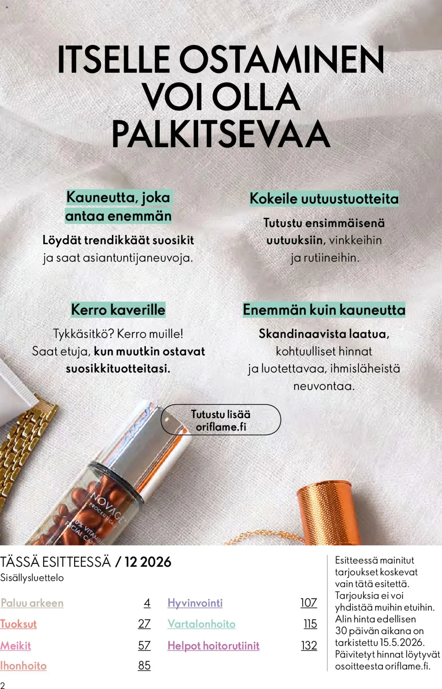 Oriflame tarjoukset – voimassa 26/08/2026 alkaen | Sivu: 2 | Tuotteet: Voi
