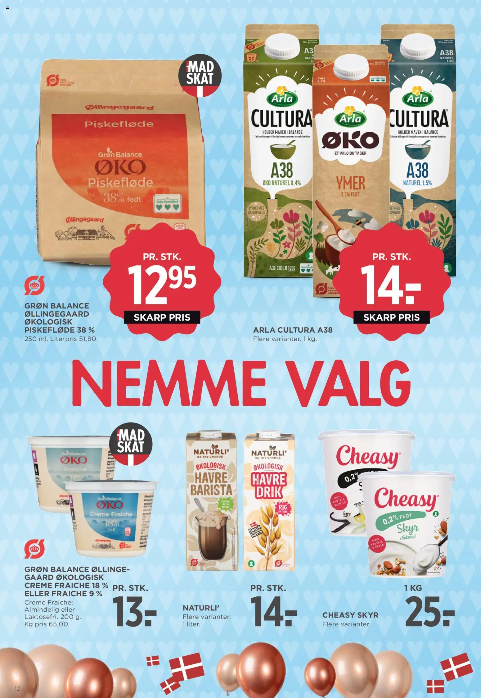 Meny tilbudsavis – gyldig fra 08.05.2026 | Side: 12 | Produkter: Creme, Skyr, Creme fraiche, Ymer