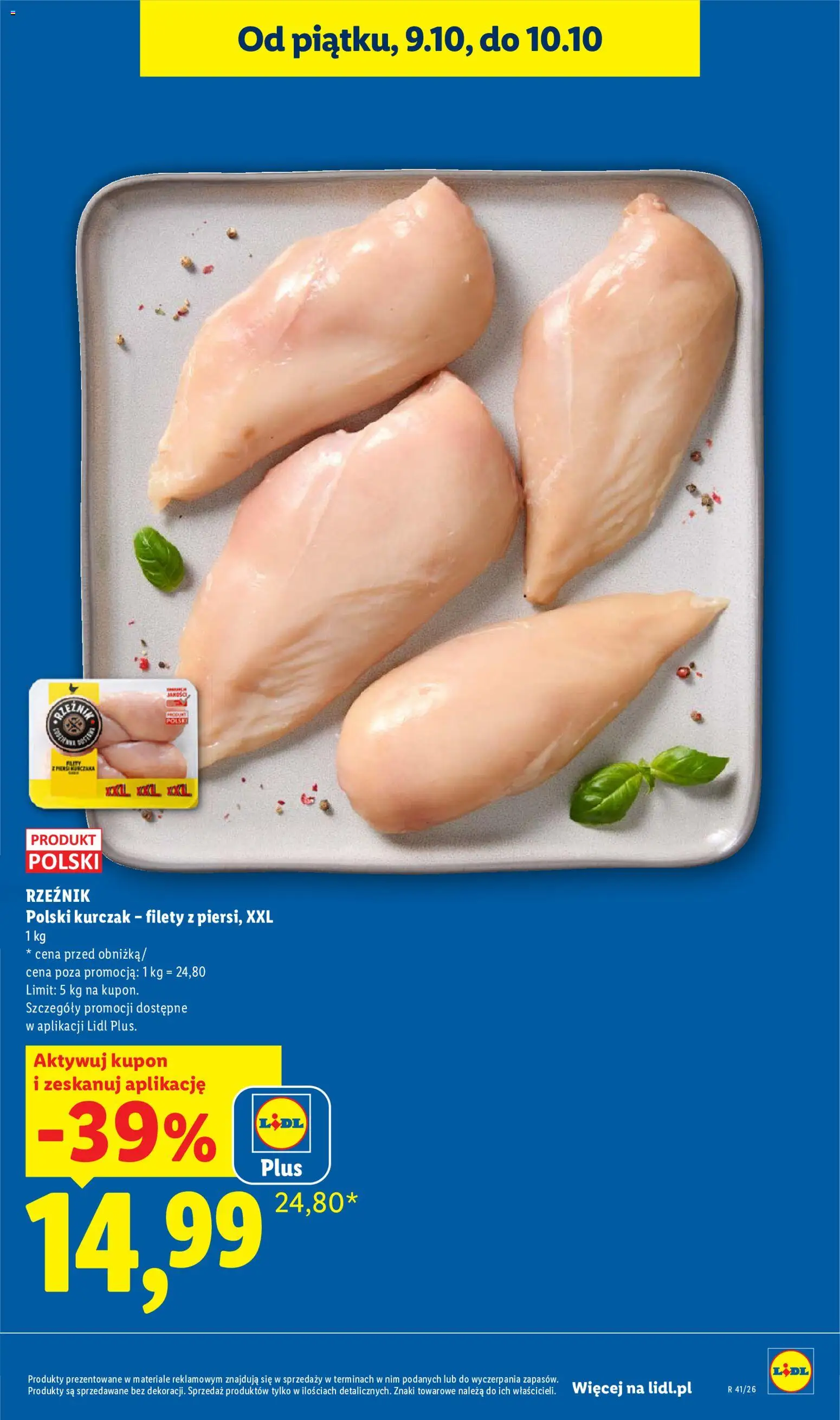 Lidl gazetka od 08.10.2026 | Strona: 5 | Produkty: Kurczak