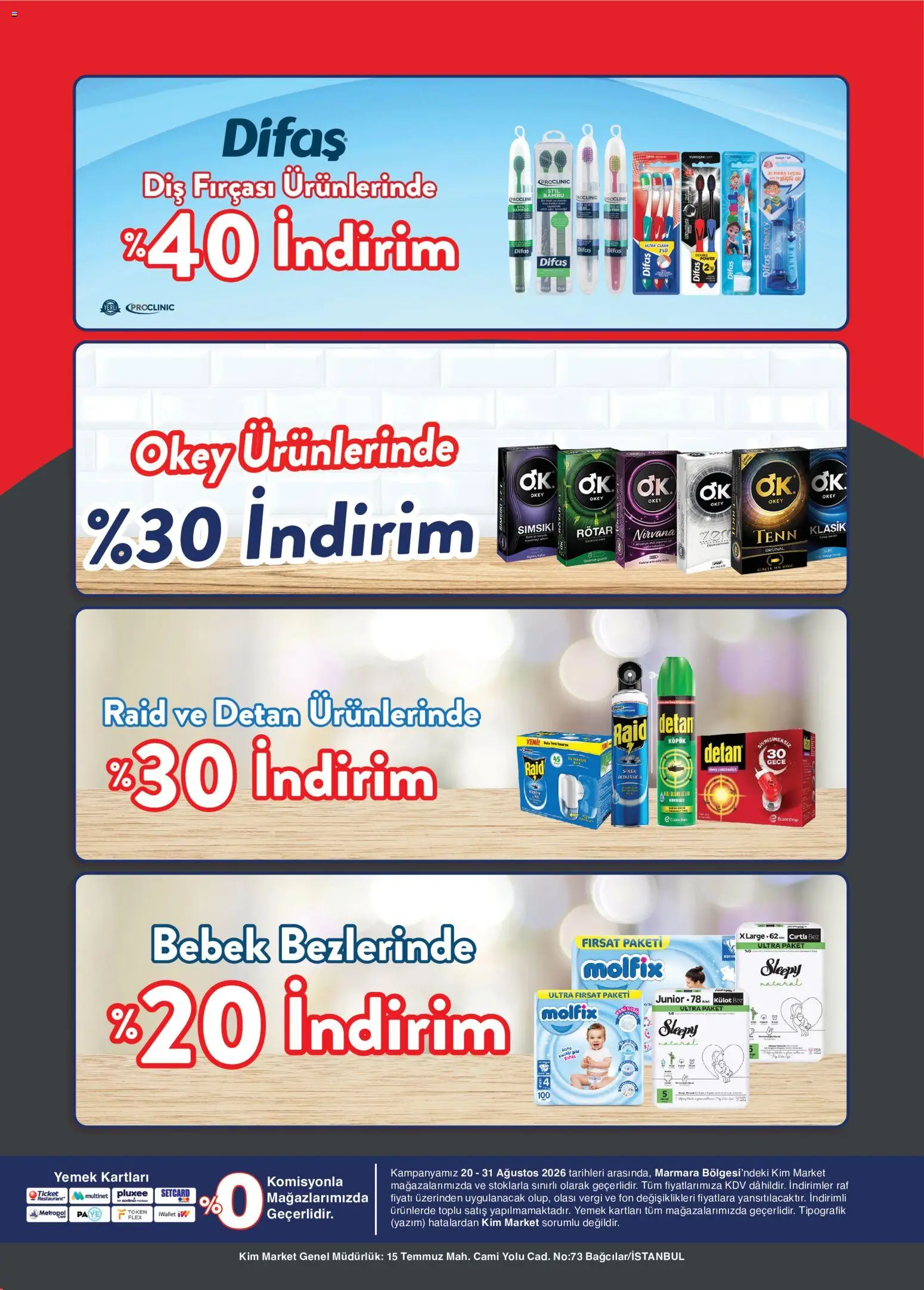 Kim Market Katalog - Marmara Insert - 20 Ağustos 2026 tarihinden itibaren geçerlidir | Sayfa: 9 | Ürünler: Raf, Diş fırçası, Külot
