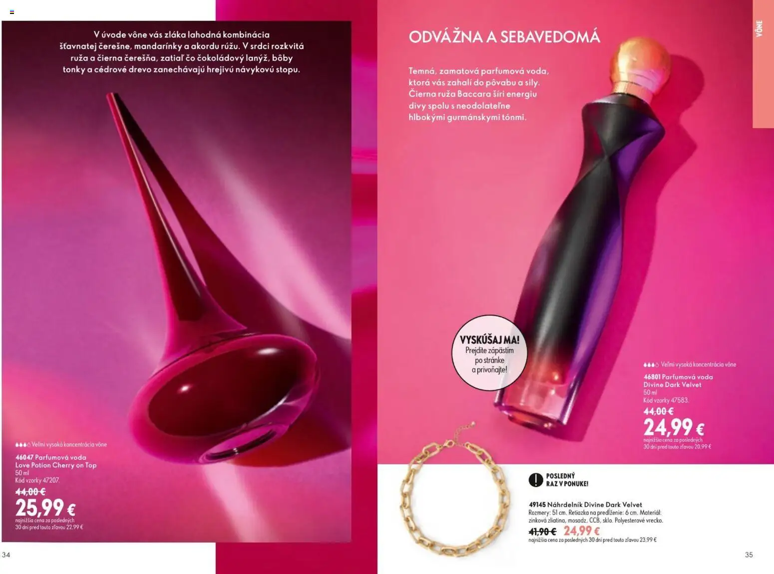 Nové Oriflame akcie – leták je platný od 19.08.2026 | Strana: 18 | Produkty: Mandarinky, Voda