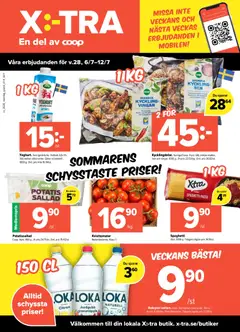 Coop X:-TRA erbjudanden - Förhandsvisning av reklamblad från butik Coop X:-TRA aktuell från 06/07/2026