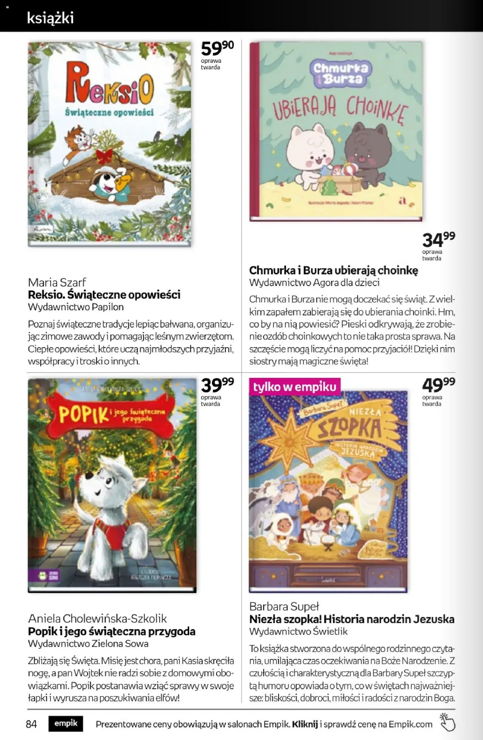Empik Black Weeks od 28.10.2026 | Strona: 84 | Produkty: Książki