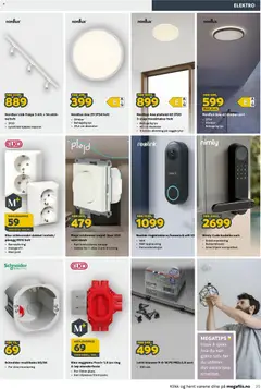 Forhåndsvisning av Megaflis kundeavis gyldig fra 14/09/2026 | Side: 35 | Produkter: Plate, 1, Stikkontakt, Ringeklokke