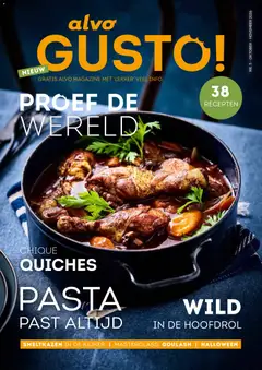 Alvo Gusto - Voorbeeld van een folder van Alvo, geldig van 01/10/2026