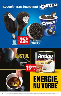 Ofertele Profi valabile de la 20.08.2026 | Pagină: 14 | Produse: Oreo, Aplică, Cremă, Cafea