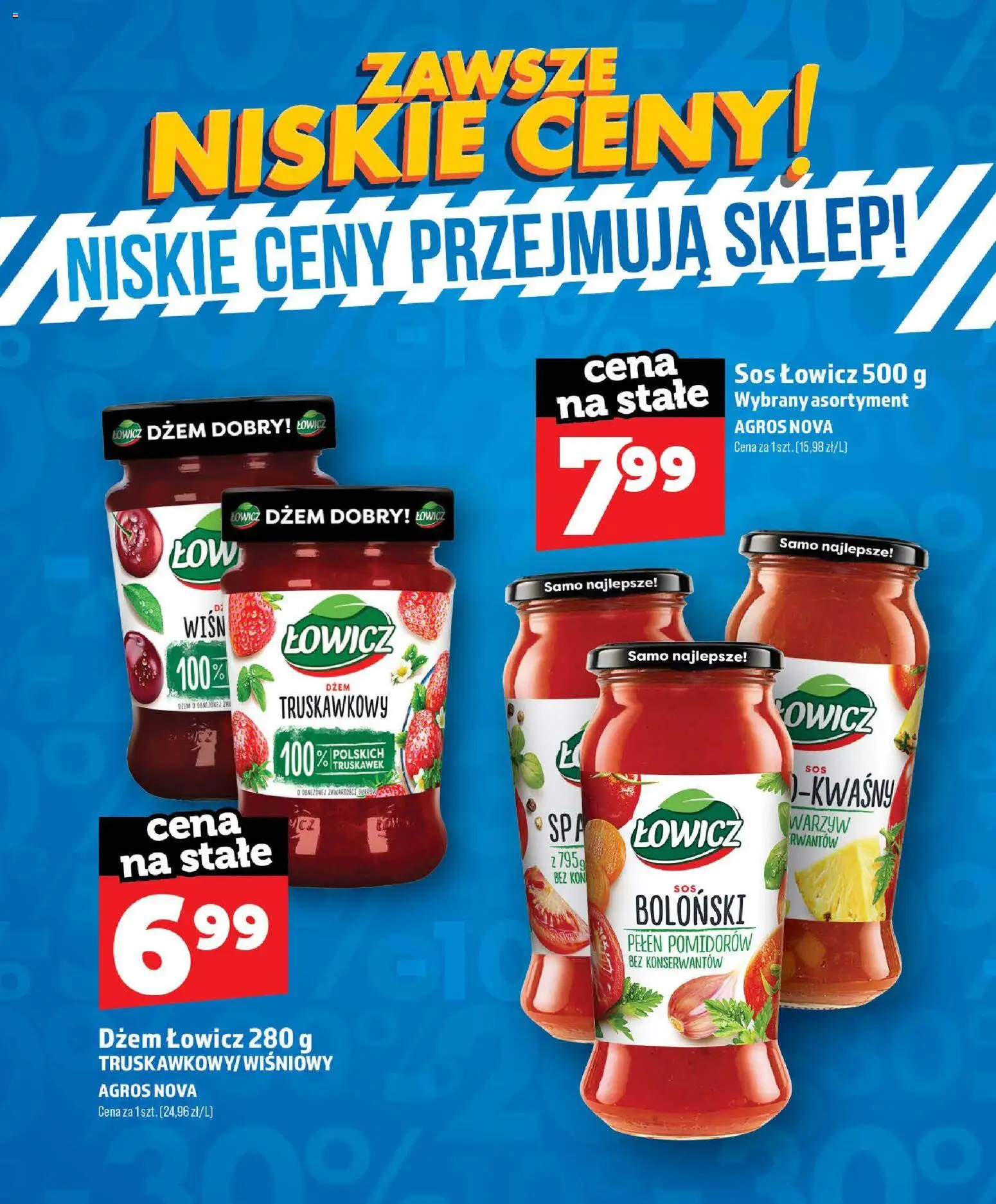 Topaz gazetka - Zawsze Niskie Ceny od 01.07.2026 | Strona: 25 | Produkty: Dżem truskawkowy, Dżem, Sos