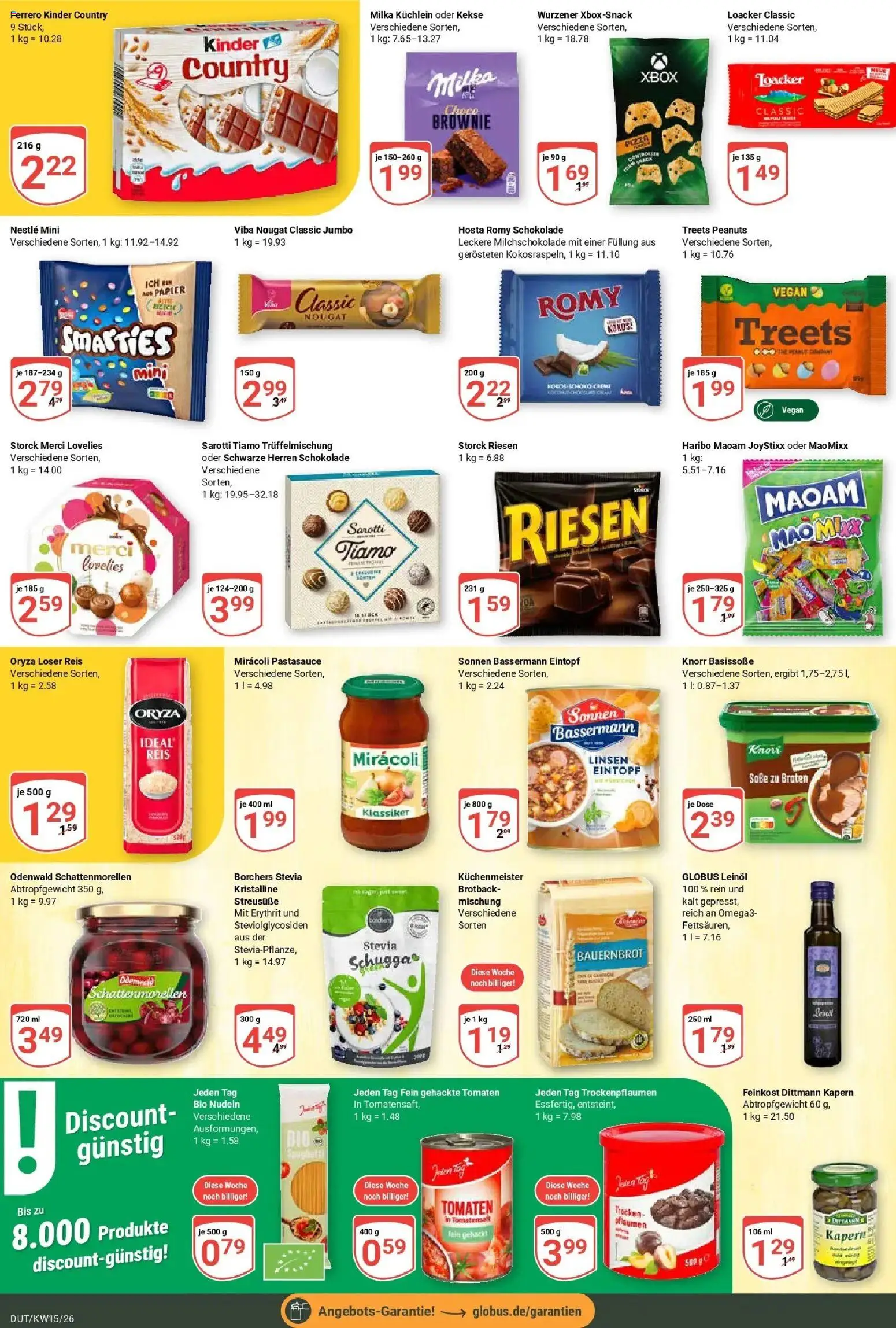Globus prospekt Wetzlar-Dutenhofen	 – gültig ab 07.04.2026 | Seite: 11 | Produkte: Merci, Leinöl, Tomaten, Milka