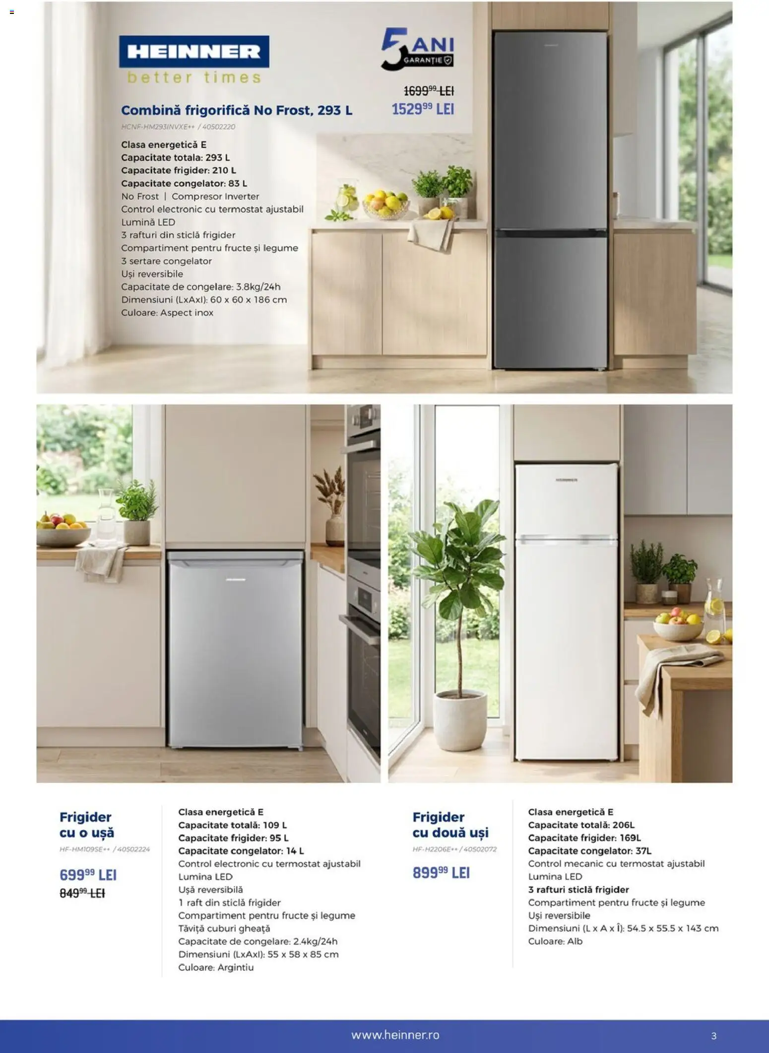 Noul catalog Carrefour – valabil de la 12.08.2026 | Pagină: 3 | Produse: Lumină, Congelator, LED, Combină frigorifică