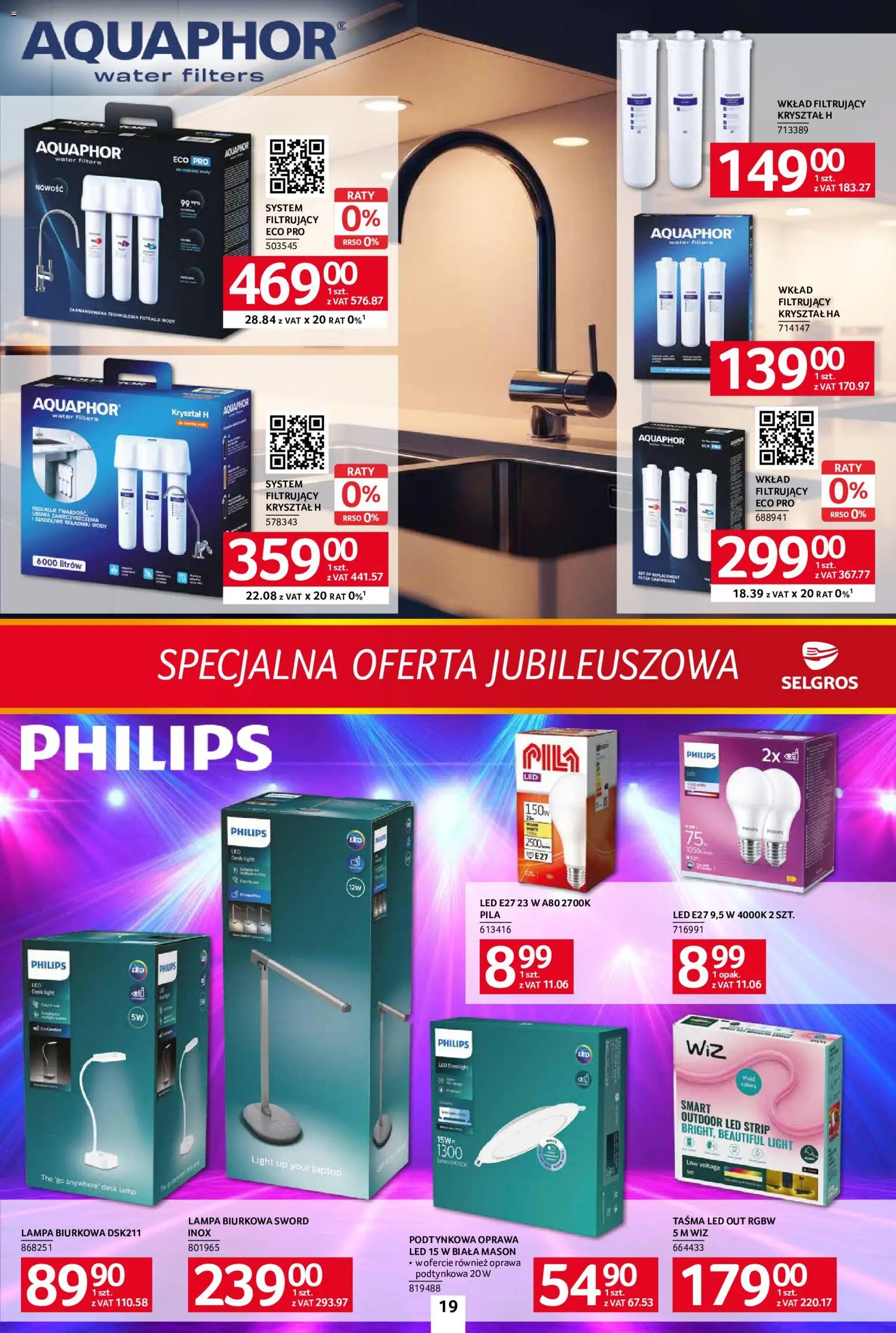 Selgros cash&carry gazetka - Specjalna oferta jubileuszowa od 10.09.2026 | Strona: 15 | Produkty: Laptop, Lampa, Taśma LED