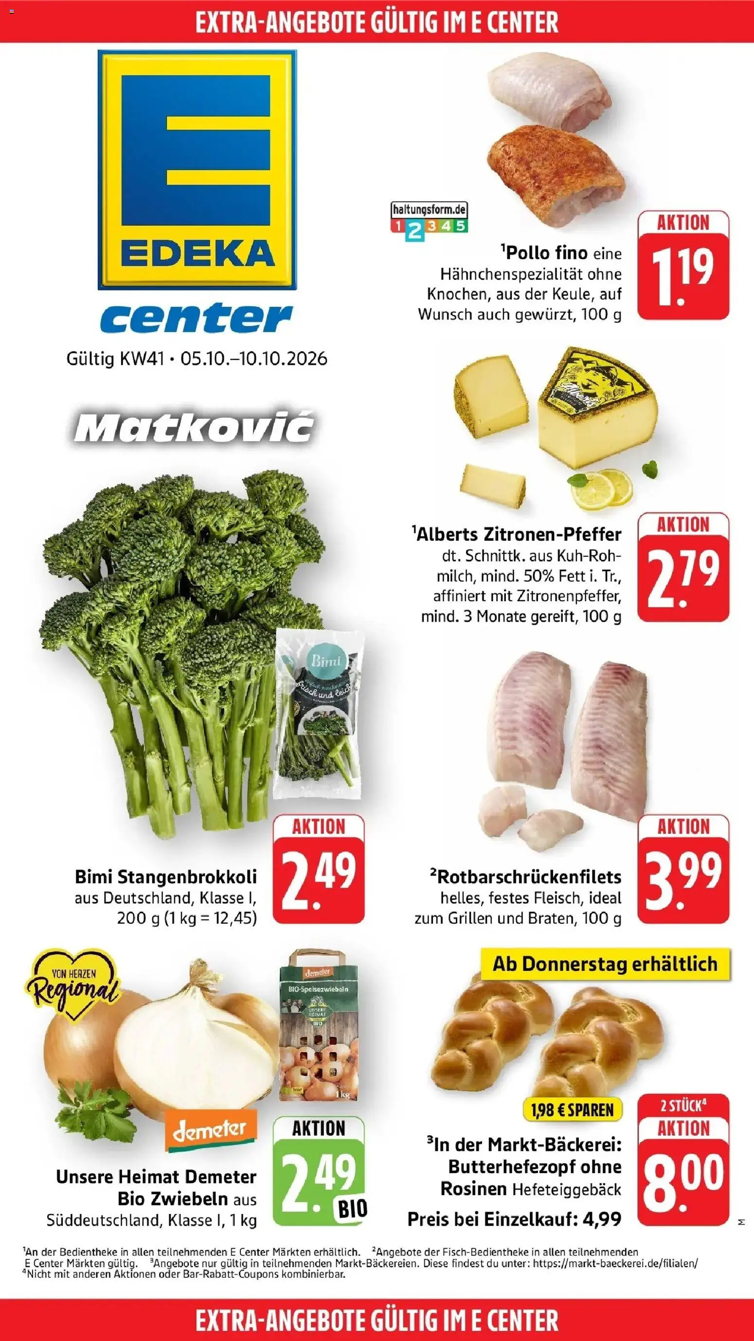 Edeka Prospekt Möglingen (ab 05.10.2026) » Angebote Online | Seite: 49 | Produkte: Rosinen, Zwiebeln